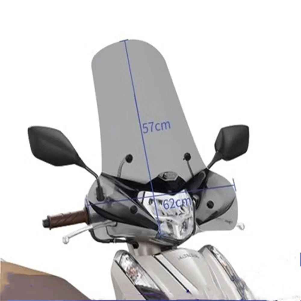 For Honda LEAD125 Motorcycle Windshield  Aftermarket Parts  LEAD125  LEAD 125  LEAD 125 Wind Deflector  Protective Cover