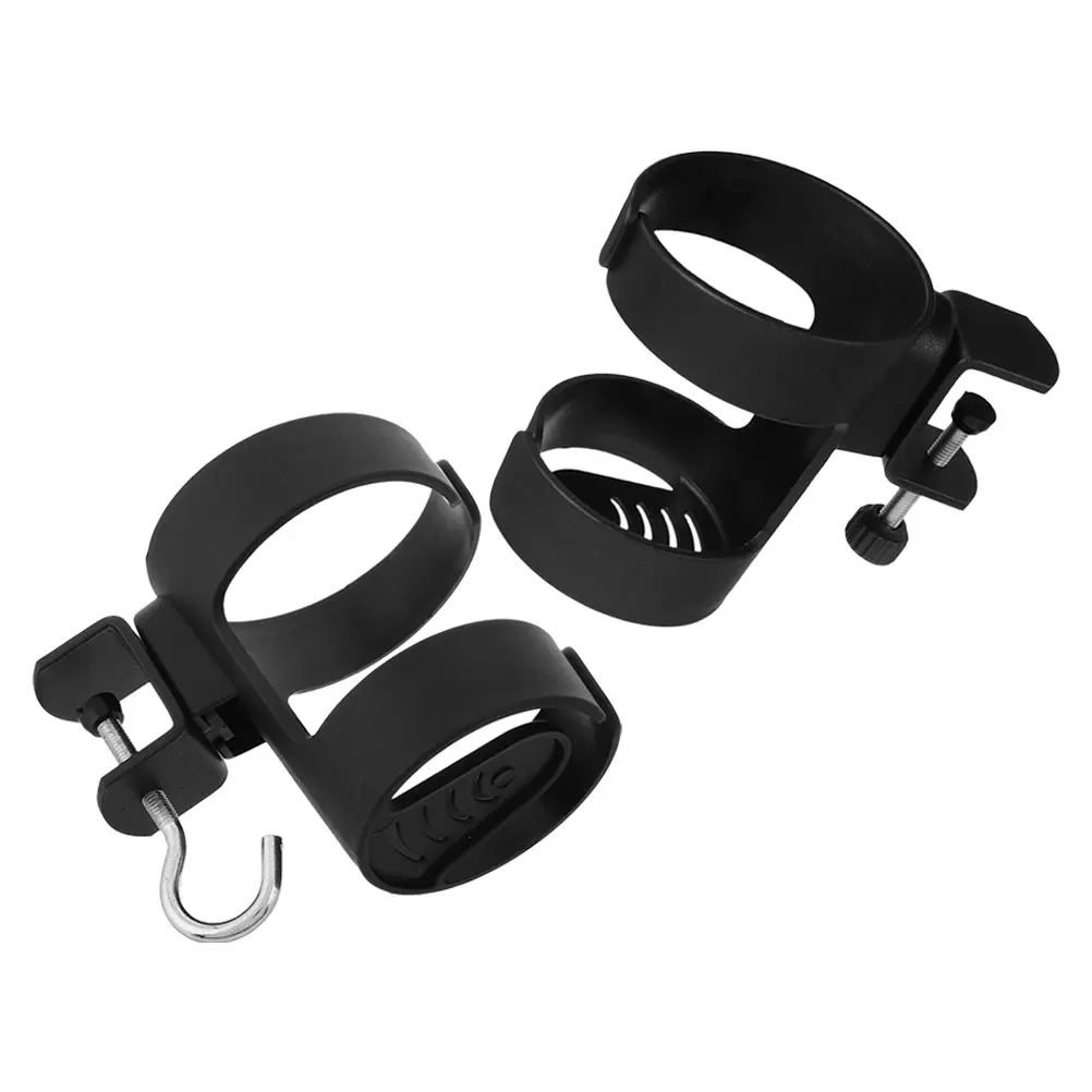 

2pcs Office Desk Water Holder Clamp on Desktop Coffee Mug Stand Space-Saving Plastic Cup Rack for Coffee Cup Water
