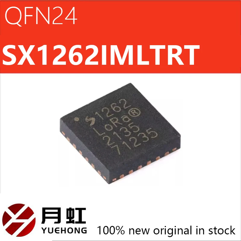 1/10/50pcs Original SX1262IMLTRT QFN-24 22dBm long-range low-power LoRa transceiver sub GHz