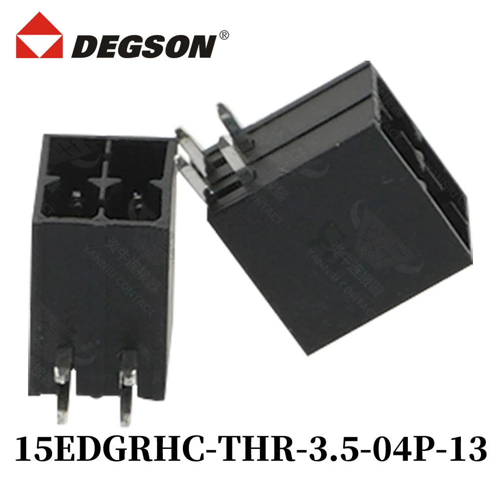 

10Pcs DEGSON 15EDGRHC-THR-3.5-04P-13-00ZH 15EDGRHCM Pluggable Type PCB Terminal Block Connect KF2EDGSR 4P-48P DMC1.5-G1F Phoenix
