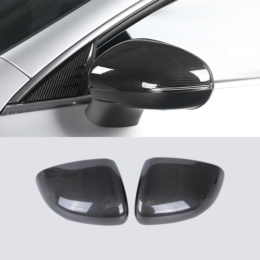 Carbon Fiber Car Side Mirror Cover Rearview Mirror Caps For Mercedes Benz A CLA Class W177 C118 A180 A200 A35 CLA200 C250 2020+