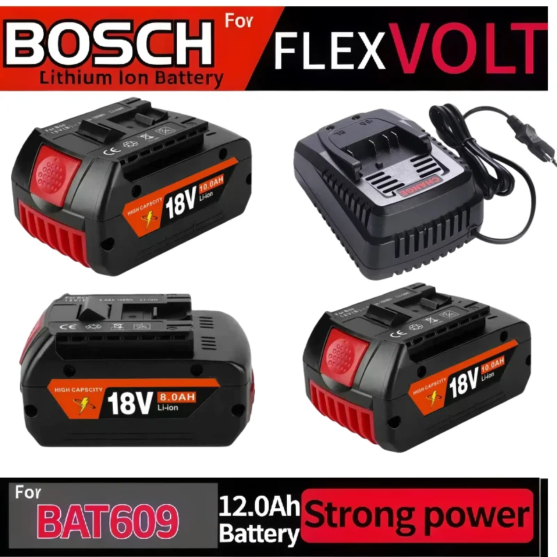 

For Bosch 18V professional GBAGBH GSR GSB BAT618BAT609 BAT620original 18V 10.0Ah battery tool to replace the battery
