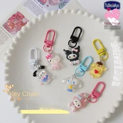 Брелок для ключей Sanrio HelloKitty милый Kuromi Mymelody Cinnamoroll полакко экшн-фигурки аниме подвеска автомобильный Рюкзак украшения подарки