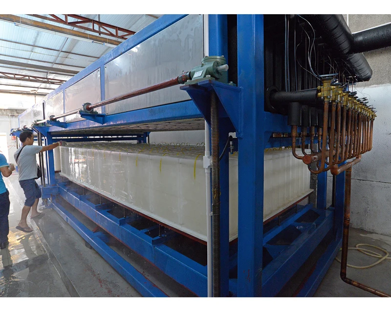 Ice Maker Big 1 Ton Dry Ice Block Machine Price 1000kg Cube Block Maker Commercial Industrial Ice Making Machine for Business