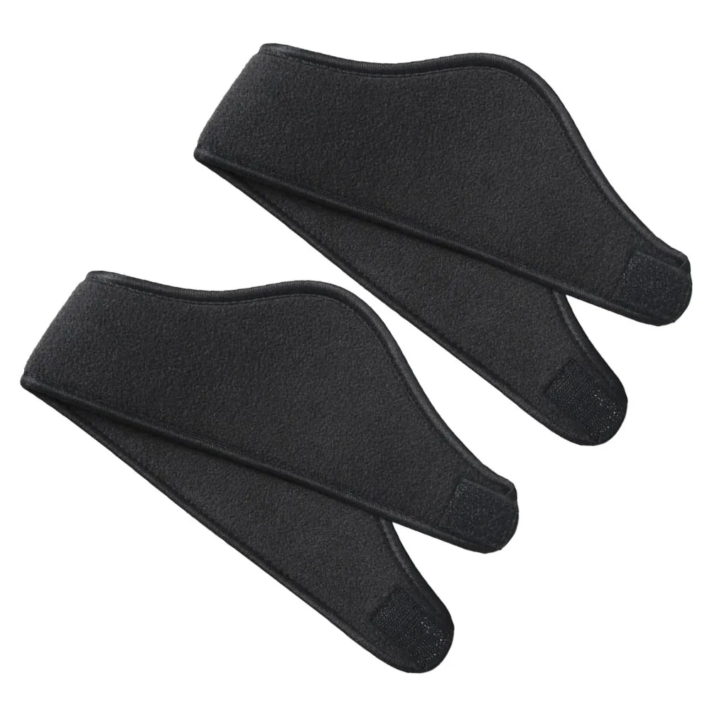 2Pcs Outdoor Ear Warmers Headband Warm Hairband Full Cover Earmuff Unisex Winter Wrap for Skating Skiing Hiking Snowboarding