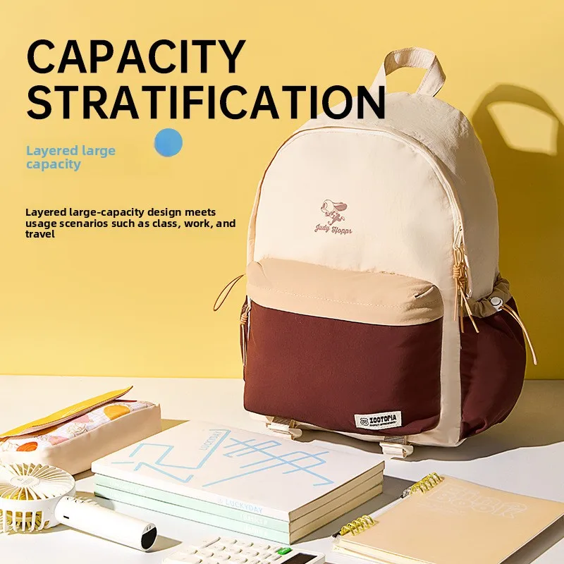 حقيبة ظهر ديزني للأطفال للجنسين حقيبة مدرسية للأطفال خفيفة الوزن ذات سعة كبيرة حقيبة ظهر للسفر مقاومة للماء ومضادة للبكتيريا