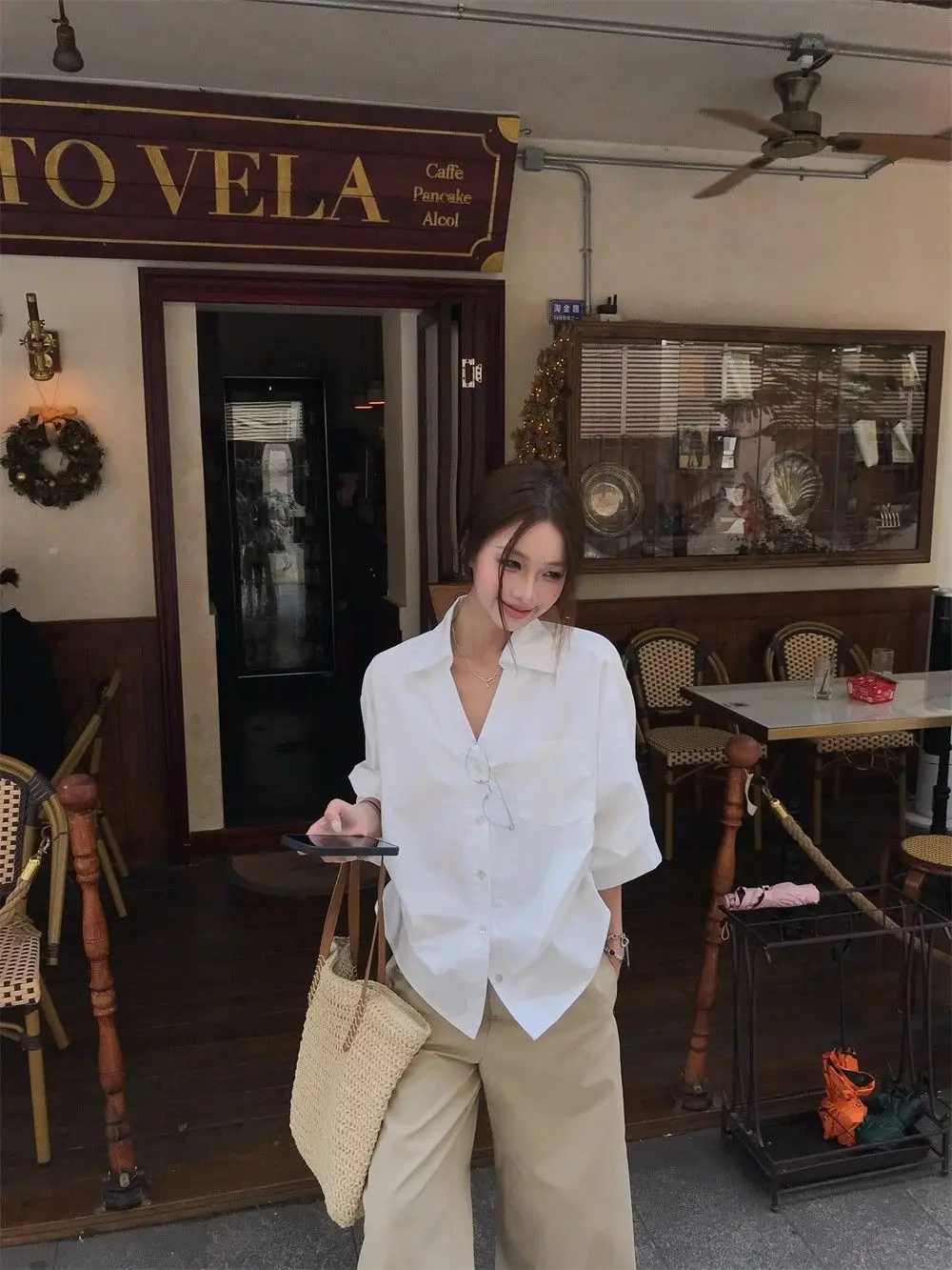 

Long Sleeved T Shirts Simple Womens Spring Bell Sleeve Waist Ribbon Artistic Urban Lady Youthful Sleek Feminine Subtle Layered