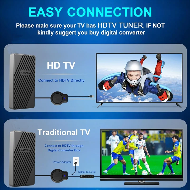 

B03B-Ultra HDTV с усилителем HD цифровая ТВ-антенна для внутренней усиленной Dab-антенны 6000 миль VHF/UHF наружный антенный набор