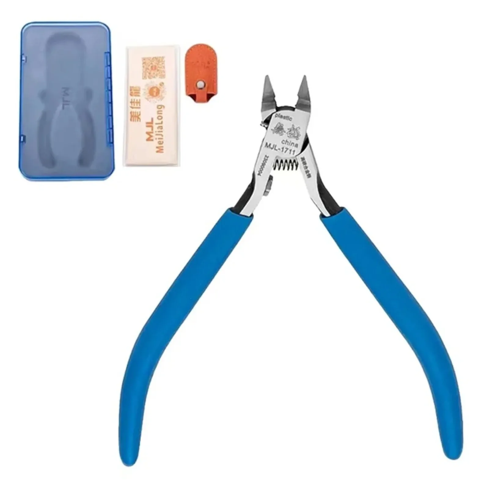 MJL M-1711 Single Flush Cutter Thin Blade Nipper for Gundam Plastic Scale Model Repair Assembly Tools Hobby DIY Craft Tool Kit