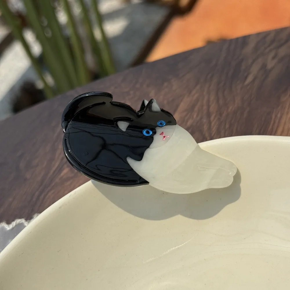 

Creative Acetic Acid Acetate Cat Hair Claw Cartoon Hairpin Animal Hair Clip Hair Accessories Korean Style Shark Clip Girl