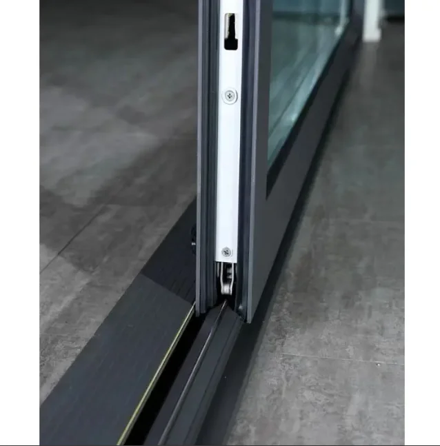 Exterior Sliding Patio Door Large Double Tempered Aluminum door Slide Doors Inside