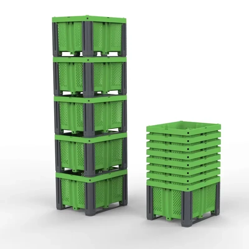 Heavy Mh Box Ventilated Pallet Holder Avocado Storage Plastic Folding Equipment