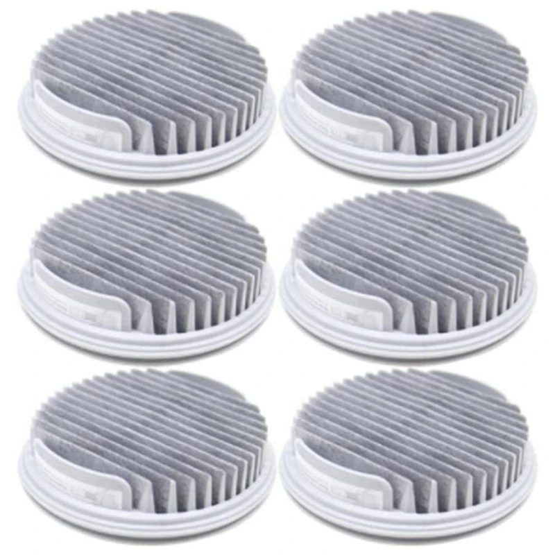 6Pcs Hepa Filter For Xiaomi NEX X20 Handheld Wireless Vacuum Cleaner 2 In 1 Cleaning Hepa Filters Parts XCQLX02RM