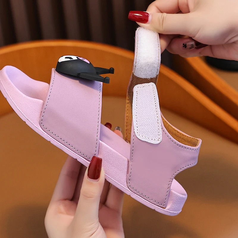 Infradito per bambini estivi Sanrio ragazzi e ragazze Kullomi Outdoor antiscivolo scarpe da bambino resistenti all\'usura pantofole