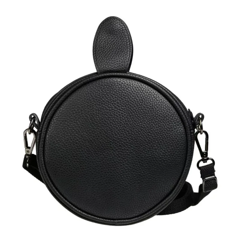 Bolsa Transversal de Couro Moomin, Bolsa de Ombro Único, Bolsa de Armazenamento Multifuncional, Bolsa Casual Versátil Portátil para o Dia a Dia Femini