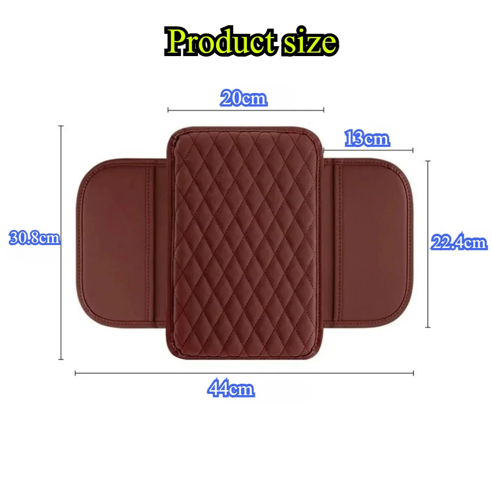 

side storage bags, interior decoration, and universal storage bags Increase the height of the car armrest box with padding