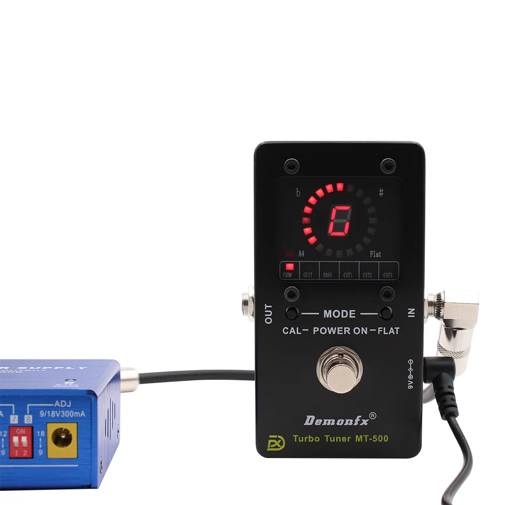 New   Demonfx Turbo Tuner MT-500 Strobe Tuner Guitar Bass For All Instruments High quality