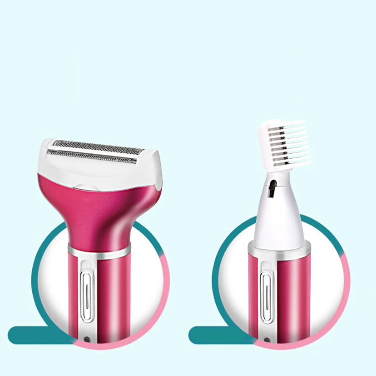 ماكينة قص الشعر الكهربائية من السيراميك، شاشة LED قابلة لإعادة الشحن، مجموعة أدوات تشذيب الشعر القابلة للتعديل، محطة شحن لاسلكية #3