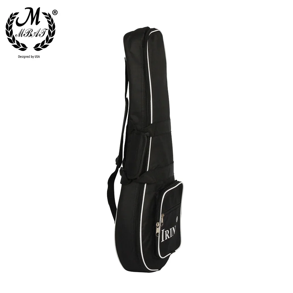 M MBAT Mandolin Bag Cotton Padded Thickened Backpack Portable Guitar Storage Case Cover Handbag Musical Instrument Accessories