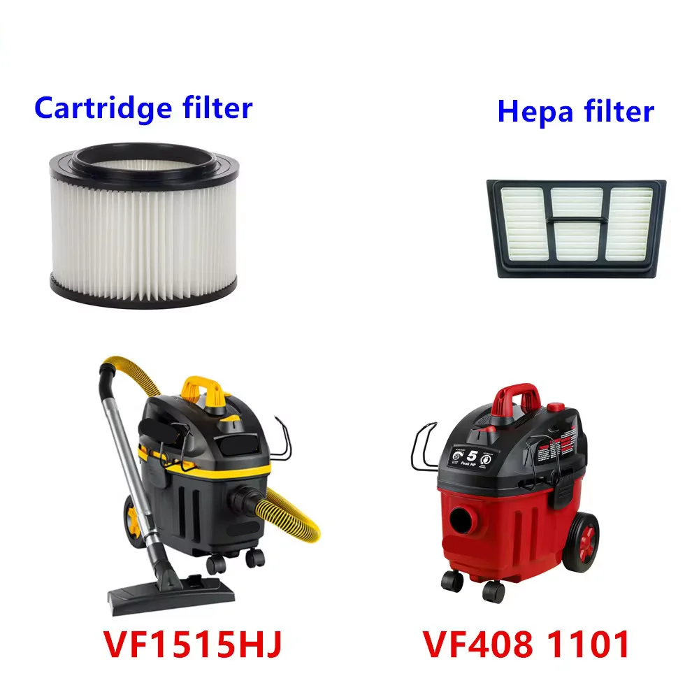 فلتر Hepa متوافق مع Vacmaster ، مكنسة كهربائية رطبة وجافة ، vf15hj و VF408 ، مجموعة واحدة