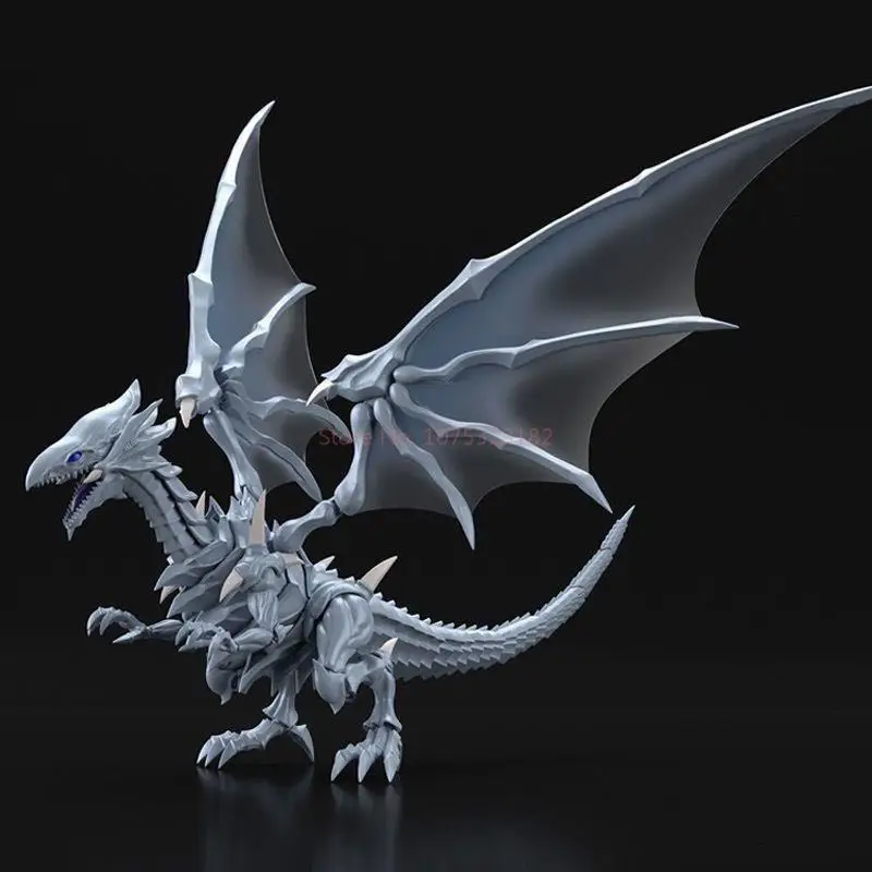 

Сборная фигурка Blue-Eyes White Dragon FRS, модель из ПВХ, коллекционная аниме-игрушка, классический мультяшный персонаж, набор для сборки, подарок для фанатов