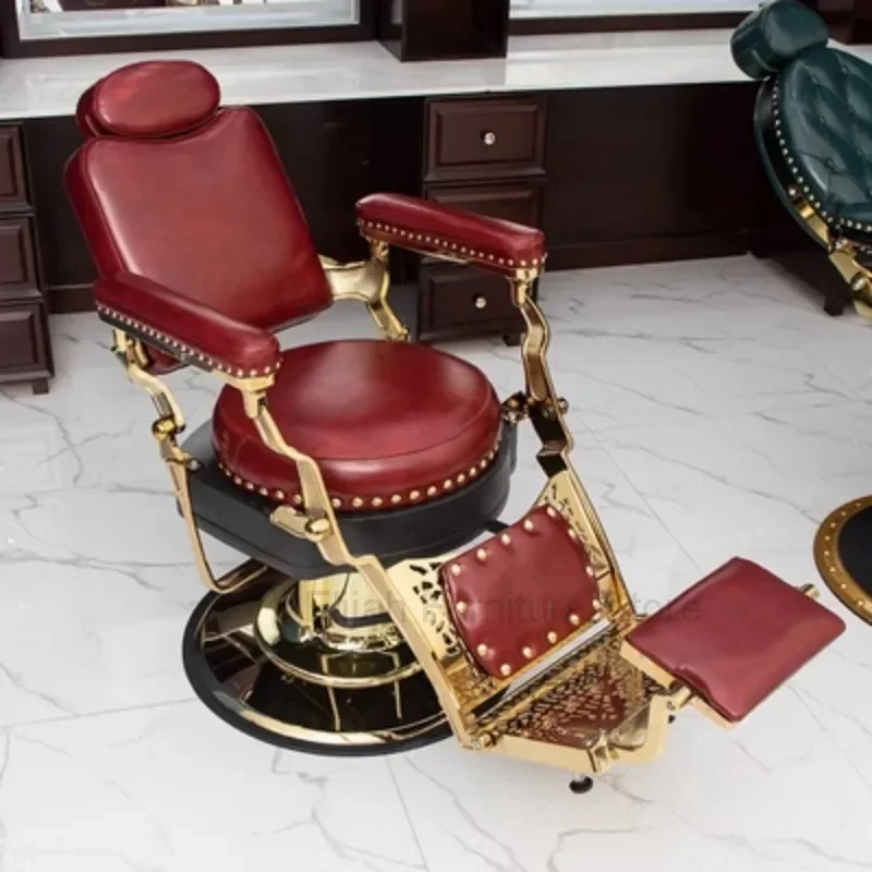 

Lash Luxury Pedicure Barber Chairs Salon Beauty Spinning Barber Chairs Recliner Fotel Fryzjerski Commercial Furniture YQ50BC