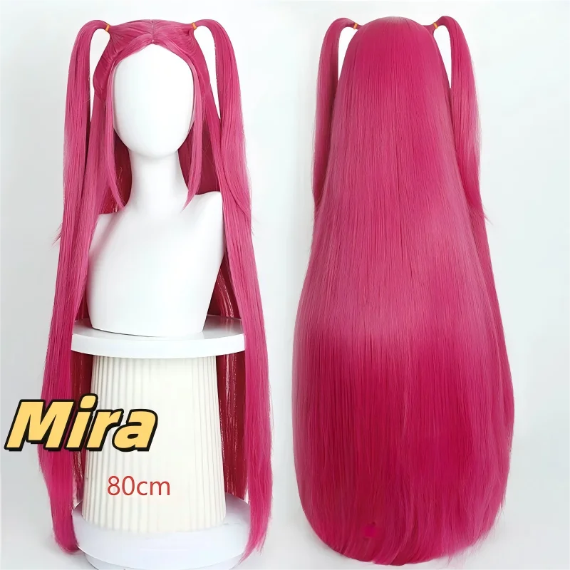 2025年映画K-POPコスプレウィッグ ミラ・ルミ・ゾエイ デモンハンターズ パープルブラックレッド ロングヘア 耐熱性合成ウィッグ カーニバル小道具