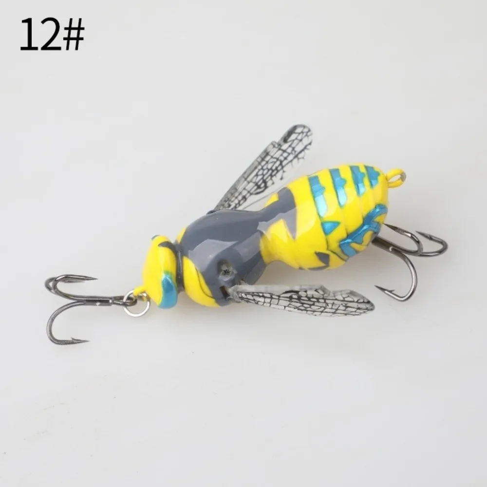 Built-in Rattle System Topwater Fishing Lure 9g Weight Distinctive Shape Wasp Shaped Lure 5g Weight Surface Action Lure