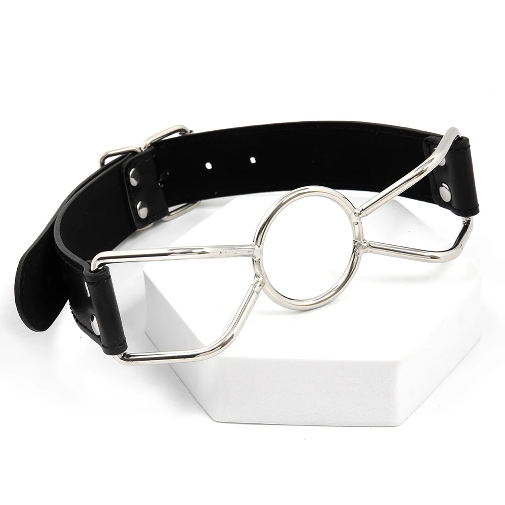 3 Size Metal Mouth Gag Forced Open Mouth Gag BDSM Harness Fetish Sex Toys For Adult Games Sex Accessories