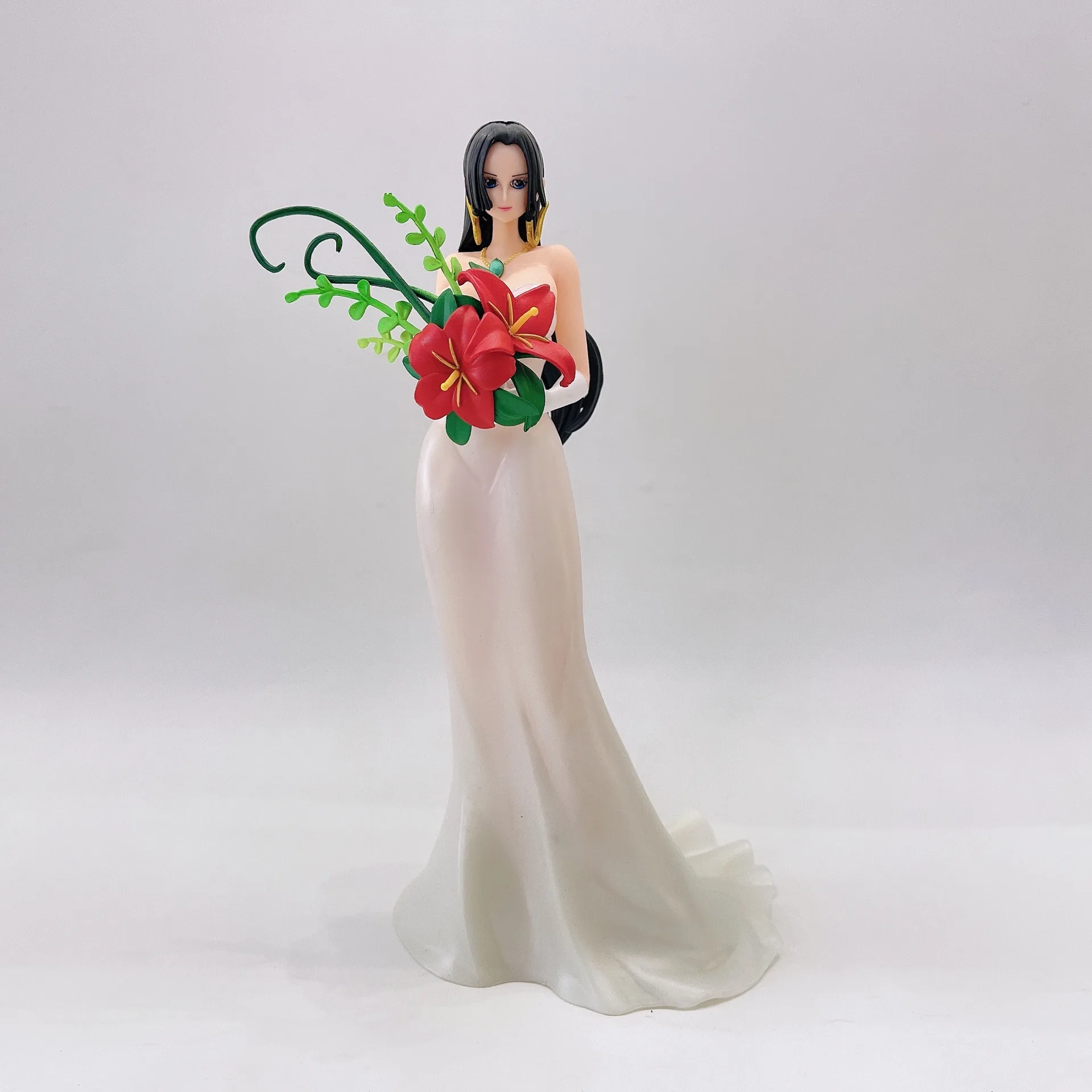 

NEW One Piece Anime Figure GK Wedding Dress Boa Hancock Light Sexy Appeal Action Statue Collection Decoration Fiama Adult Toys