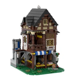 MOC Building blocks toy Medieval Bakery model 916pcs Creative holiday gifts for all architectural hobbies