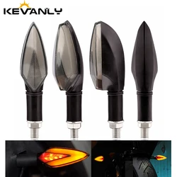 Moto Turn Signal Light Turn Flowing Arrows Led Motorcycle Indicator Lamp Warning Front Rear Taillight Blinker DRL LED Brake Ligh