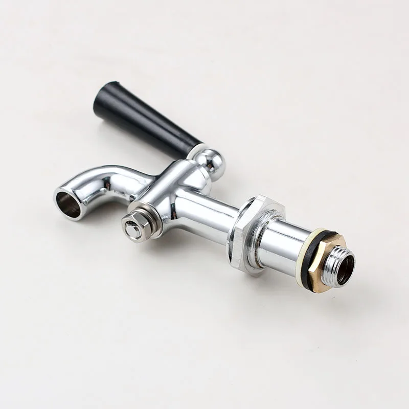 1PC 3/8' Long Copper Teapot Faucet Hot Water Bottle Open Bucket Water Spout Bibcock for Kitchen Bathroom