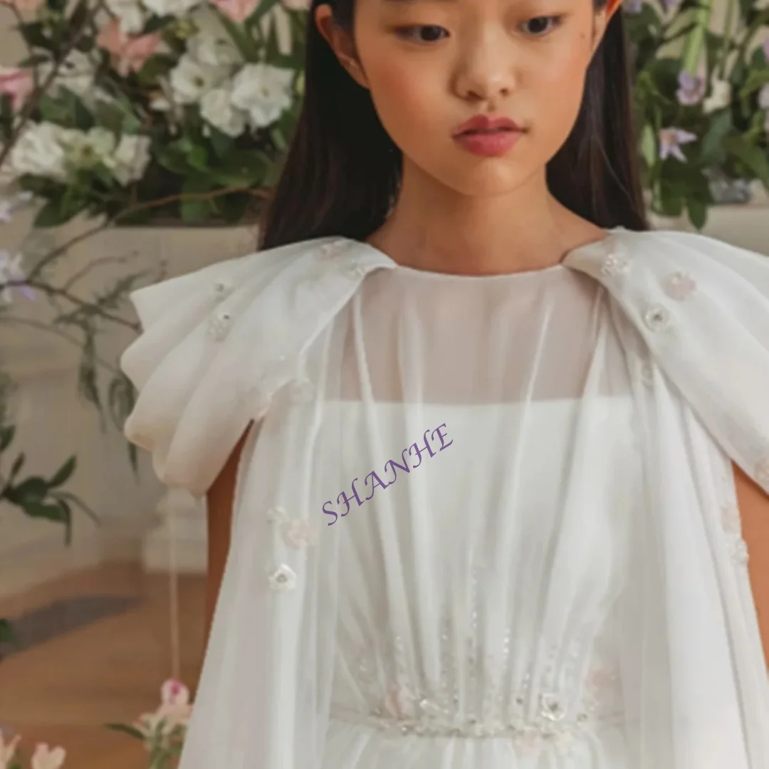 فستان فتاة الزهور من اللافندر مخصص لحفلات الزفاف بطبقات بطول الأرض وحفلات أعياد ميلاد الأميرة الرائعة Quinceanera Pr