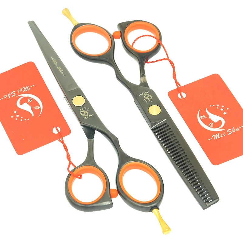 

Meisha 5.5 inch Japan 440C Hair Scissors Set Cutting Scissor Barber Thinning Haircut Shears Hairdressing Styling Razors A0008A