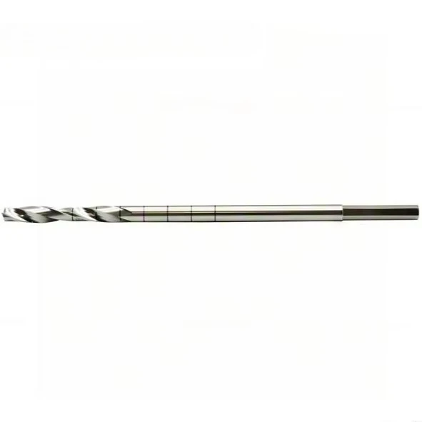 Tibial Hollow Drill 6.0mm Stainless Steel 75mm Length Laser Marked 30-90 Orthopedic Surgical ACL Reconstruction Instrument