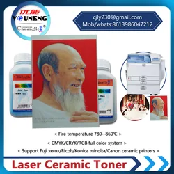 Laser ceramic toner for digital laser ceramic printer Red