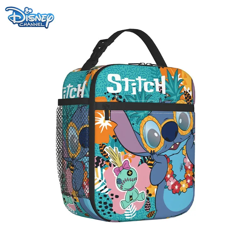 

Disney Stitch Meal Bag Full Body Printed Amazon Boys and Girls Kindergarten Junior High School Children's Thermal Insulation Bag