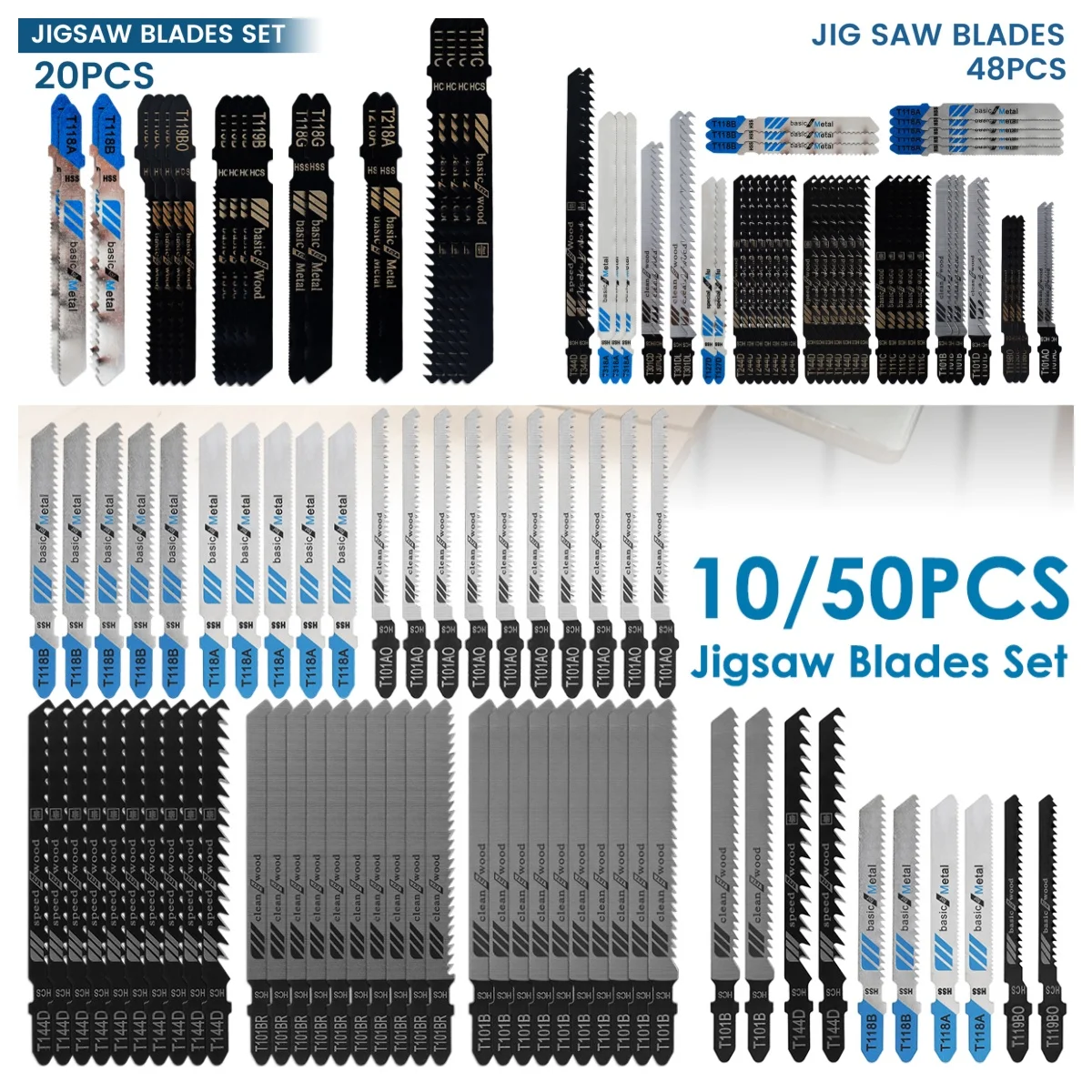 10-50Pcs T-Shaft Ji…