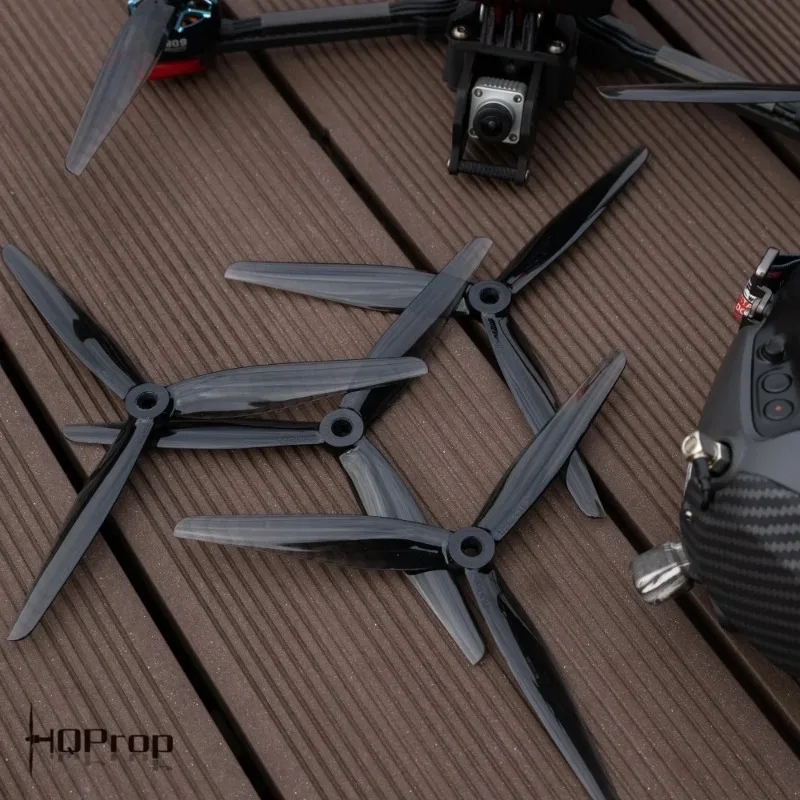 HQProp 7.5X3.7X3 7.5 بوصة 3 شفرات 5 مللي متر رمح سباق المروحة بولي كربونات ل RC FPV حرة 7 بوصة طويلة المدى طائرات بدون طيار لتقوم بها بنفسك جزء