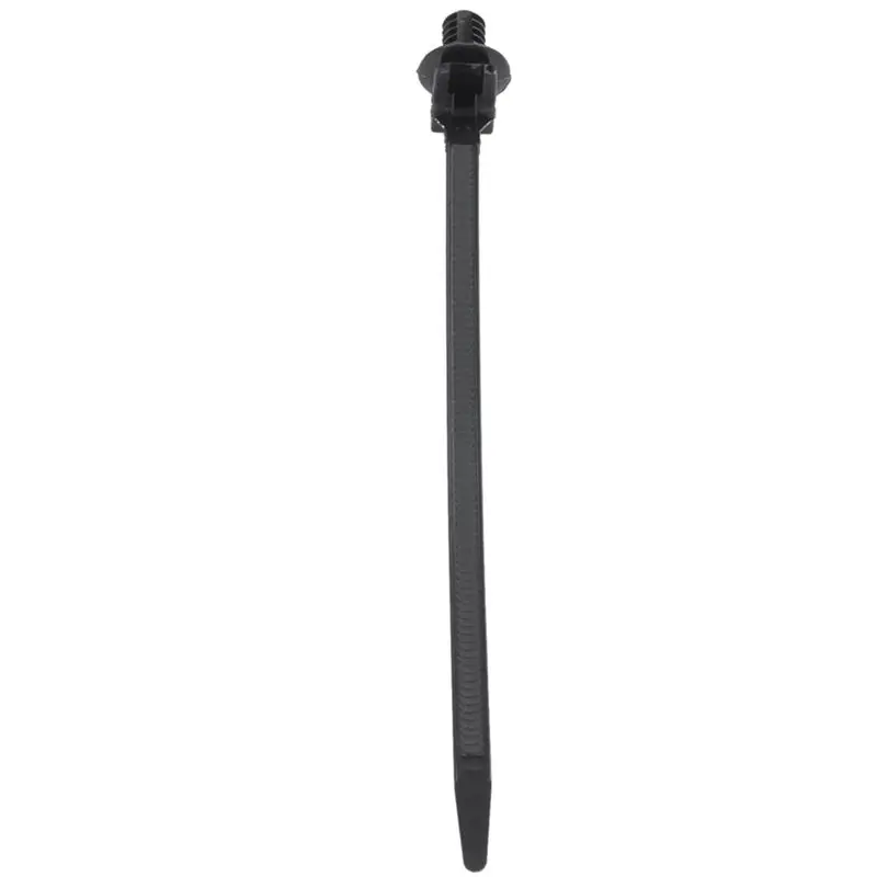 GTBL Nylon Push Mount Car Dome Cable Zip Tie, 162Mm Length, 60 Pcs, Black