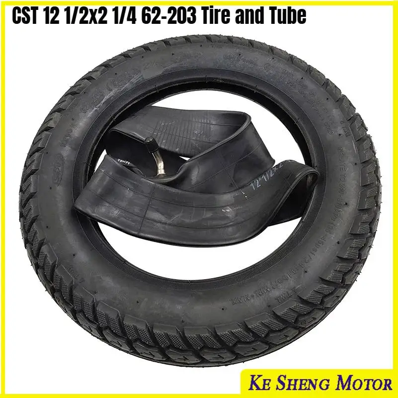 12.5 Inch 12 1/2 X 2 1/4 Thickened Inflatable Inner Tube Outer Tyre For Bicycle Tire Accessories, Durable, Easy Install