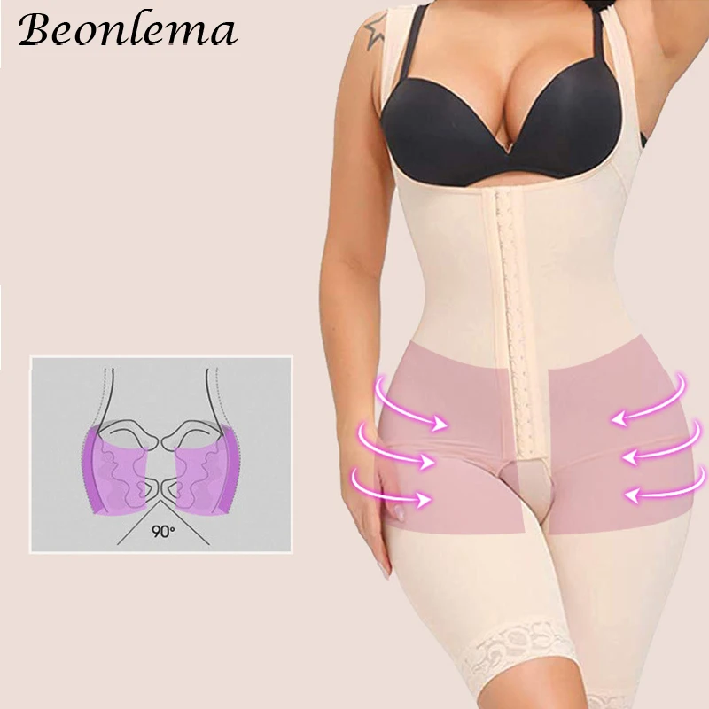 Beonlema ผู้หญิง Binders และ Shapers Body Shapewear Slimming Corset เอวเทรนเนอร์ Butt Lifter Bodysuit หลังคลอดชุดชั้นใน