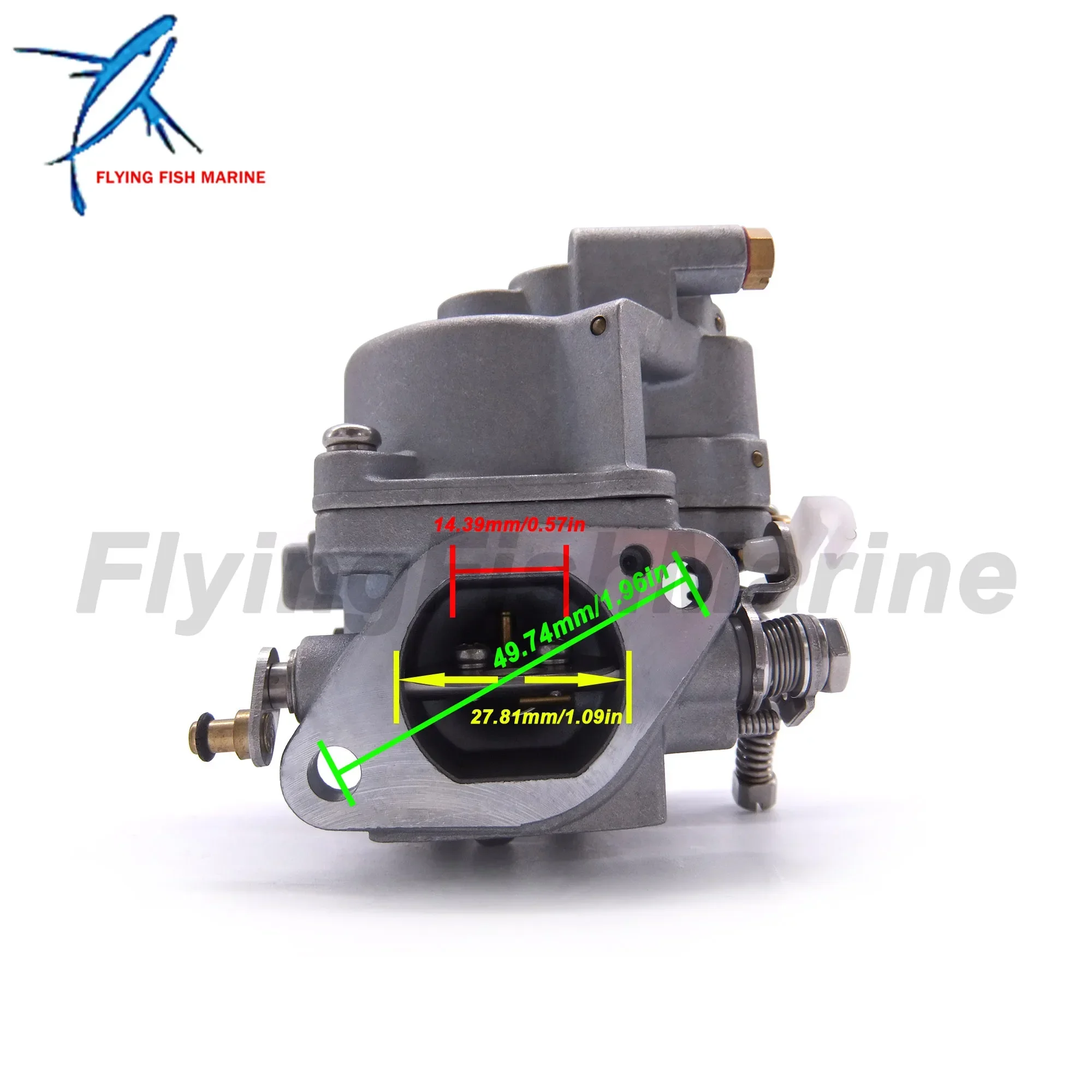 Outboard Motor F9.9-01.04.00.01 Carburetor Assy for Hidea 9.9HP Boat Engine, Electric Start