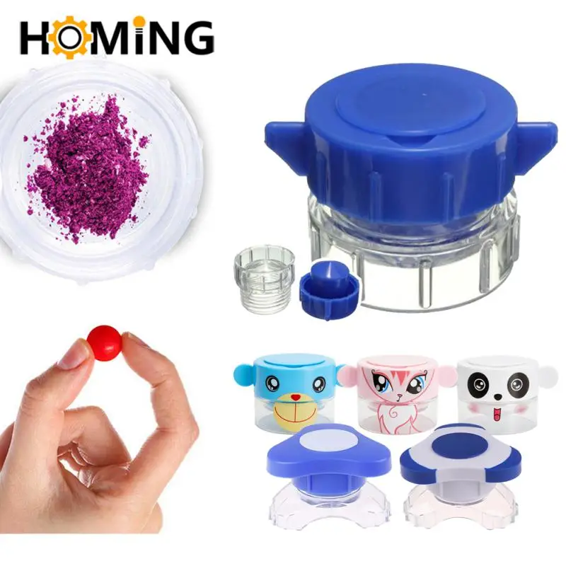 Pill Crusher for Kids Adult Pill Pulverizer Tablet Grinder Splitter Powder Crusher With Storage Box For Home Outdoor