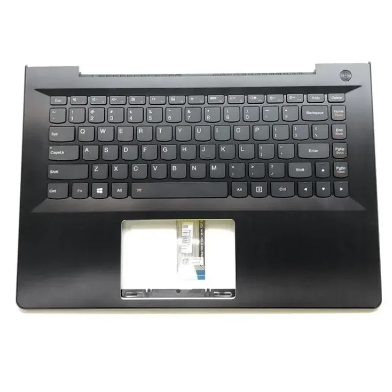 New/Orig For Lenovo Ideapad 500S-14 500S-14ISK S41-70 Backlight US Keyboard whit palmrest black Shell 5CB0J33245