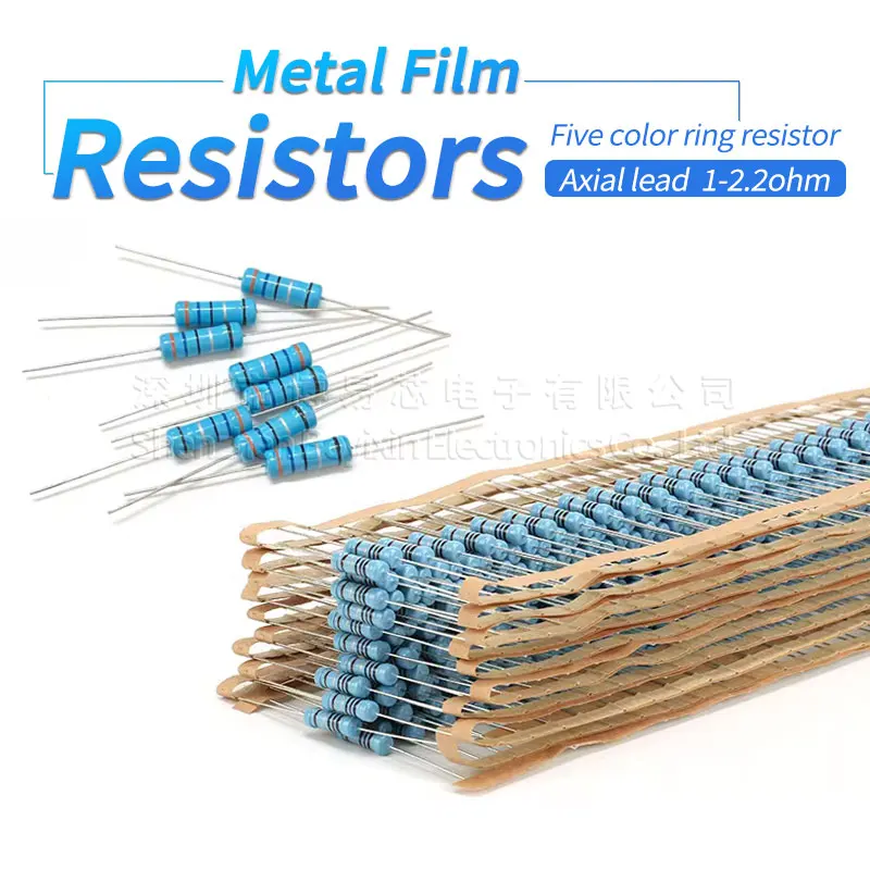 

3W 1% metal film resistor 0.1R 0.12R 0.15R 0.18R 0.22R 0.24R 0.27R 0.3R 0.33R 0.36R 0.39R 0.43R 0.47R 0.5R 0.1R-1M 10pcs