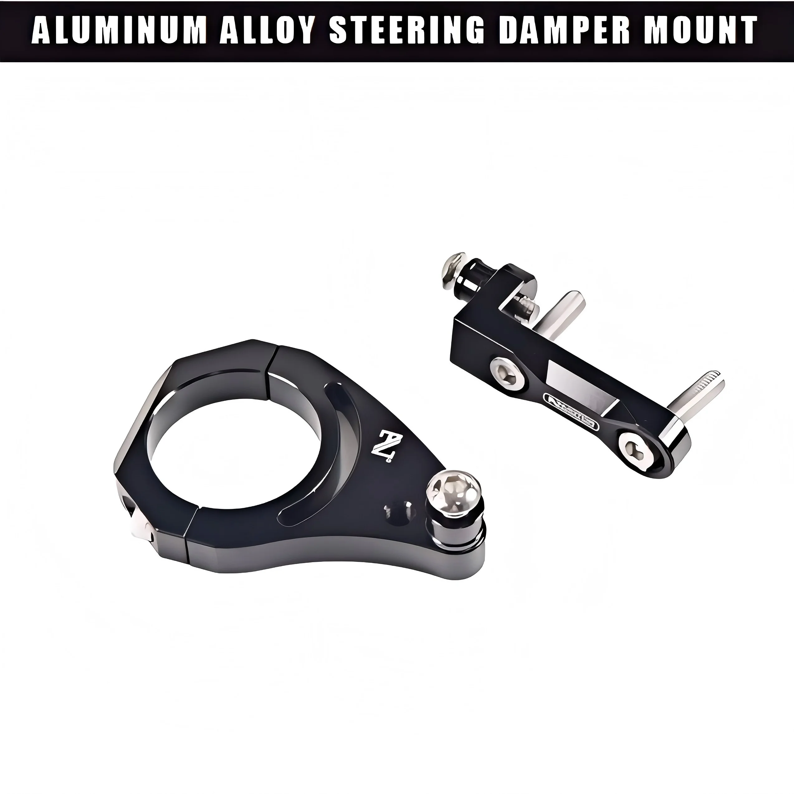 

Motorcycle Hidden Titanium Exhaust Mount Bracket for Yamaha YZF-R3 2019-2025 | Racing Damping Titanium Ruler Bracket