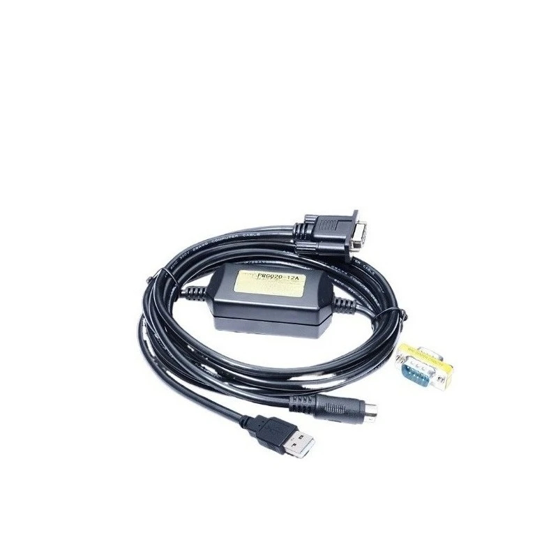 UC-PRG020-12A PLC Programming Cable, USB To RS232 Download Line for PLC and HMI, IFD6601 Replacement Cable, 2.5m Length