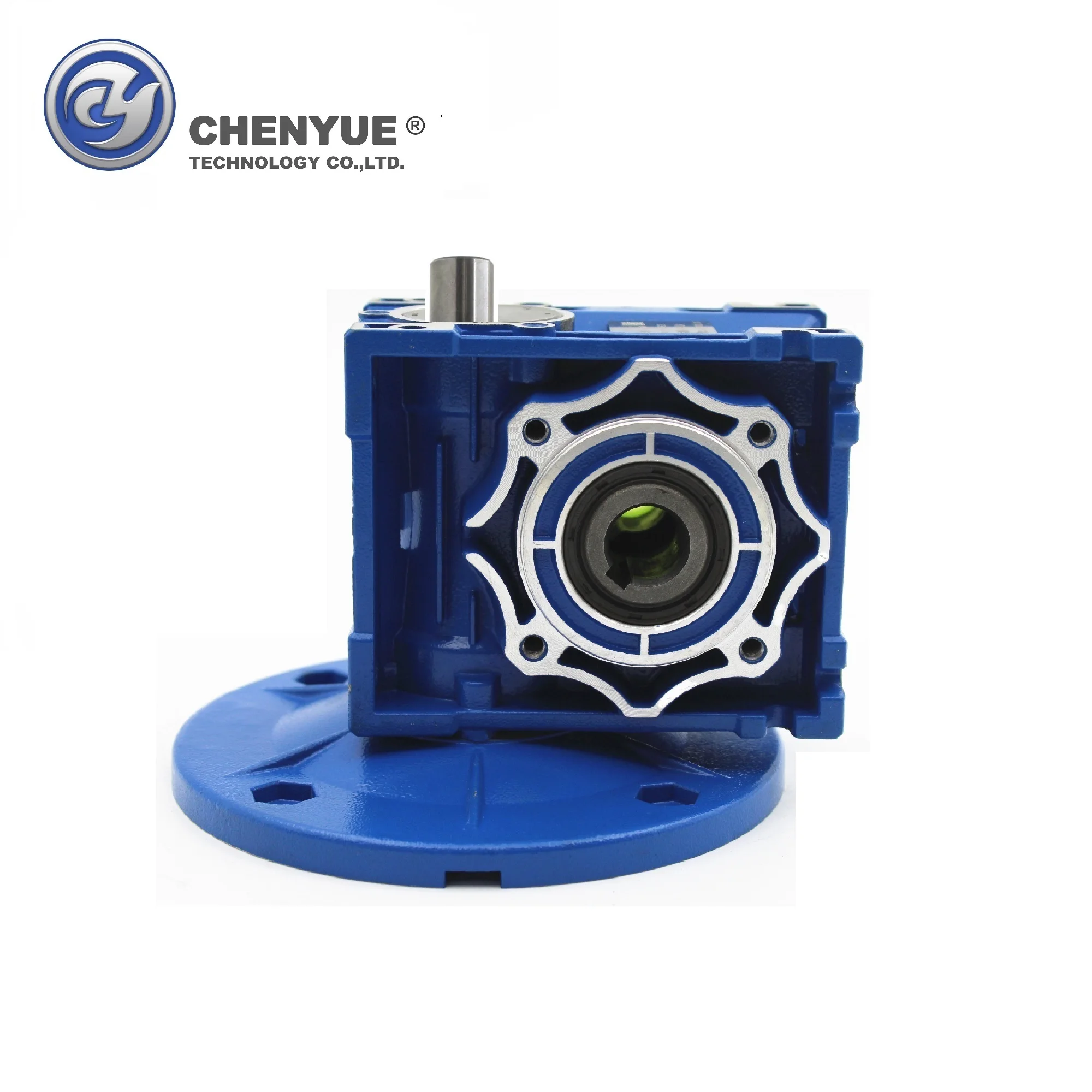 

CHENYUE Worm Gearbox NMRV40-VS ratio 5:1~100:1 Input 11mm 14mm Output 18mm Speed Reducer for Motors NEMA34 free maintenance